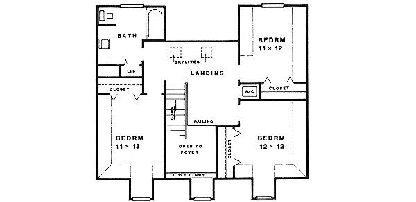 Upper/Second Floor Plan: 14-186