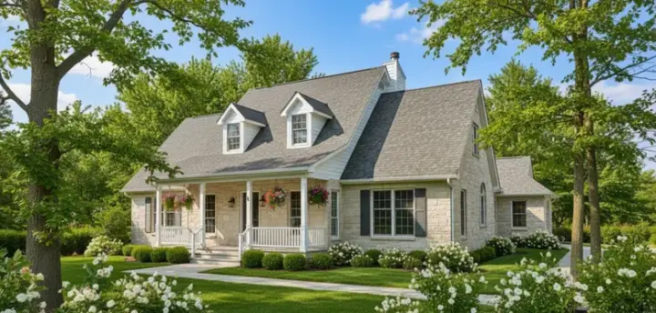 Country house plans 14-187 - front exterior, 2,888 sq ft, 4 bed, 3 bath house plans | Monster House Plans