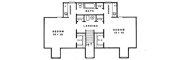 Upper/Second Floor Plan: 14-189