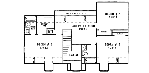 Upper/Second Floor Plan: 14-191