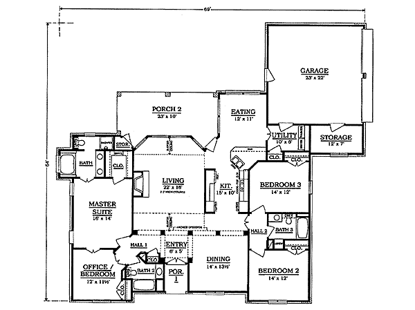 Main Floor Plan: 14-194