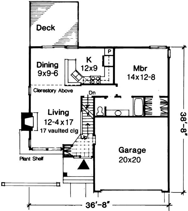Main Floor Plan: 15-104