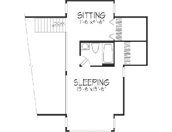 Upper/Second Floor Plan: 15-111