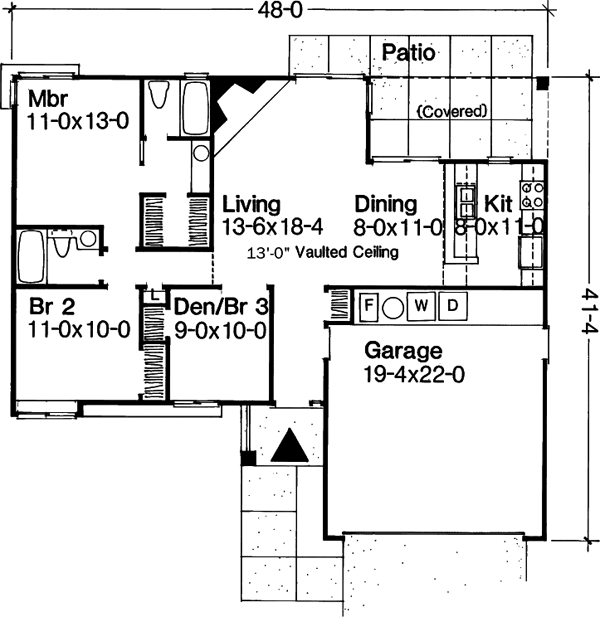 Main Floor Plan: 15-116