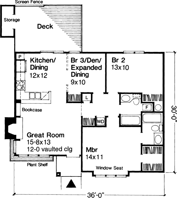 Main Floor Plan: 15-117