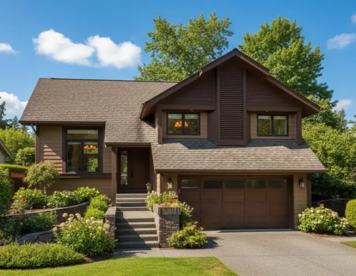 Contemporary house plans 15-118 - front exterior, 1,496 sq ft, 3 bed, 2 bath house plans | Monster House Plans