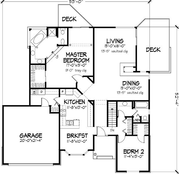 Main Floor Plan: 15-123
