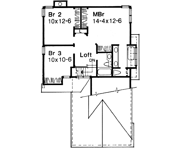 Upper/Second Floor Plan: 15-125