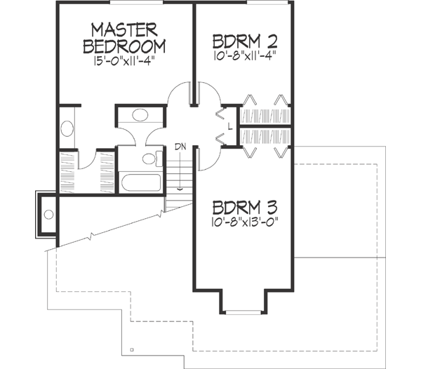 Upper/Second Floor Plan: 15-126