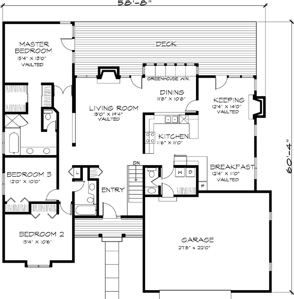 Main Floor Plan: 15-127