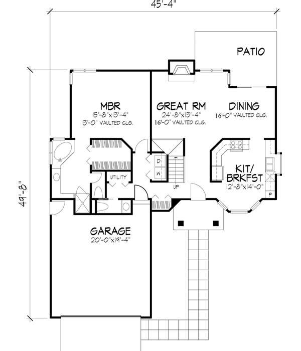 Main Floor Plan: 15-129