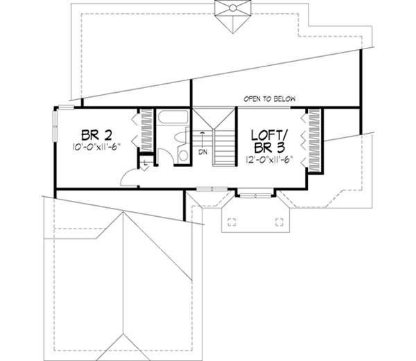 Upper/Second Floor Plan: 15-129