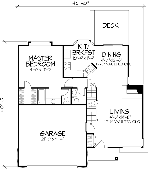 Main Floor Plan: 15-132