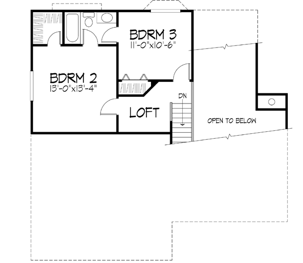 Upper/Second Floor Plan: 15-132