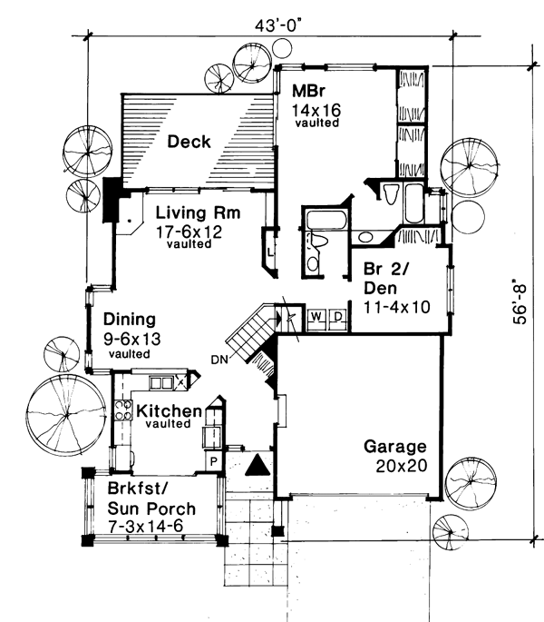 Main Floor Plan: 15-134