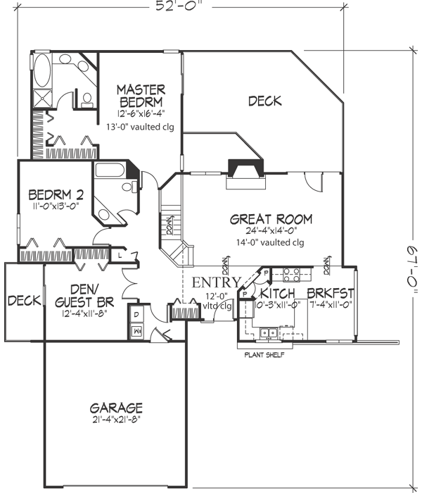 Main Floor Plan: 15-135