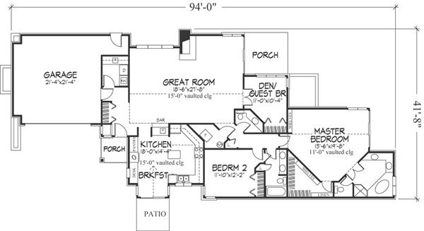 Main Floor Plan: 15-136