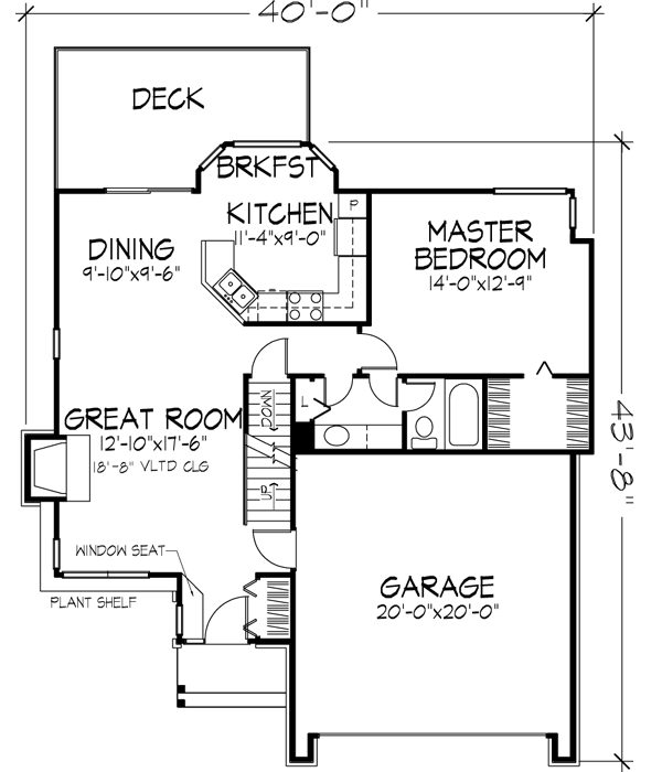 Main Floor Plan: 15-137
