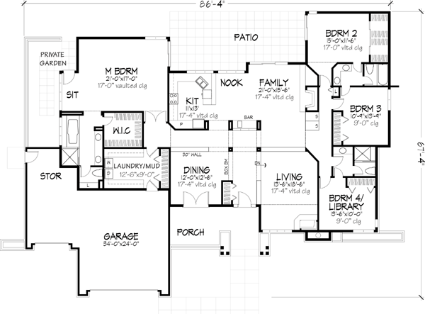 Main Floor Plan: 15-140
