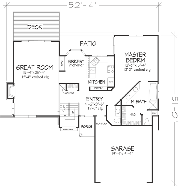 Main Floor Plan: 15-143