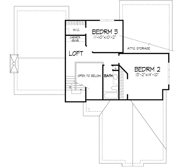 Upper/Second Floor Plan: 15-143