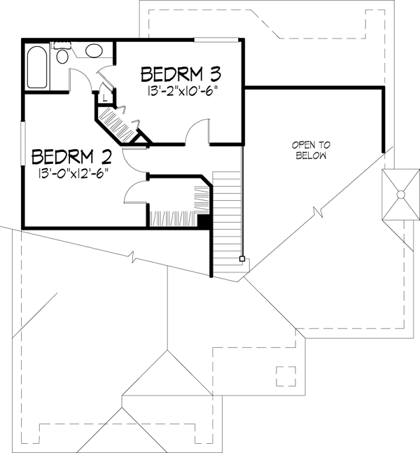 Upper/Second Floor Plan: 15-146