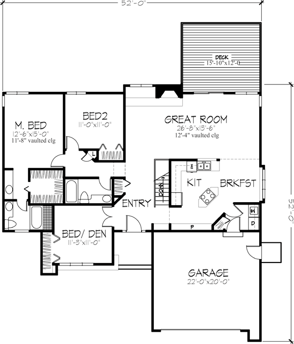 Main Floor Plan: 15-147