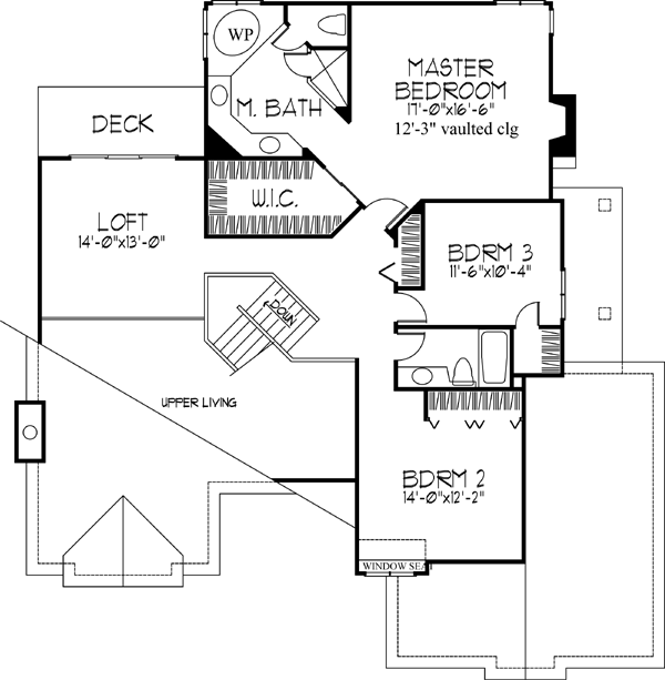 Upper/Second Floor Plan: 15-148