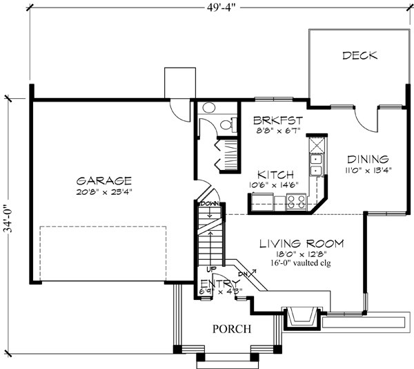 Main Floor Plan: 15-149