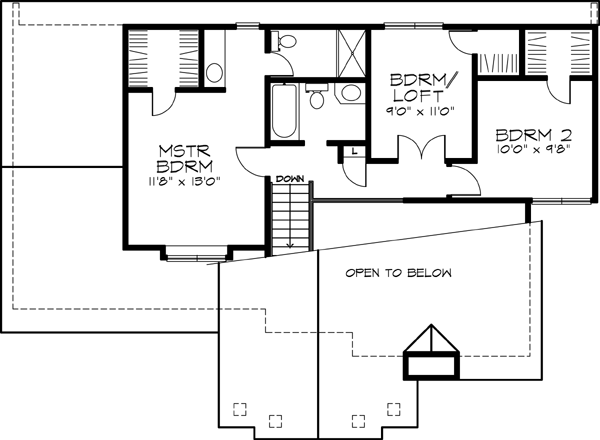 Upper/Second Floor Plan: 15-149