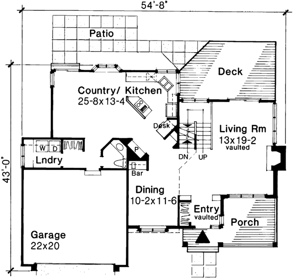 Main Floor Plan: 15-151