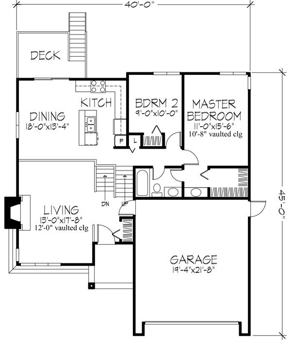 Main Floor Plan: 15-153