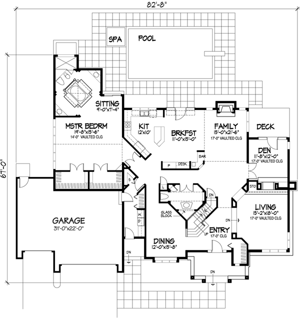 Main Floor Plan: 15-156