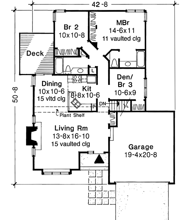 Main Floor Plan: 15-157