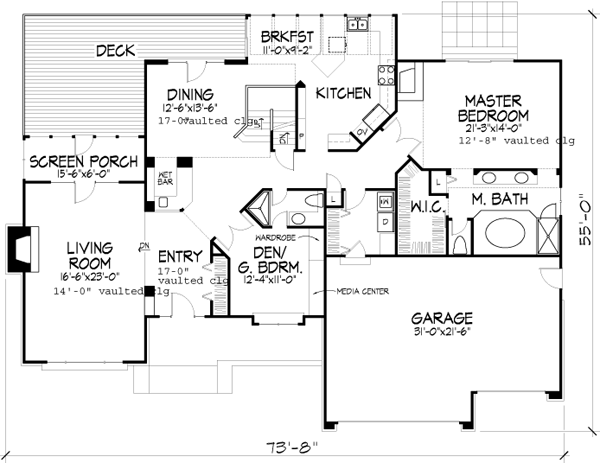 Main Floor Plan: 15-160