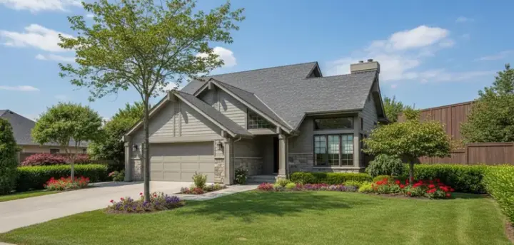 Contemporary house plans 15-162 - front exterior, 1,461 sq ft, 3 bed, 2 bath house plans | Monster House Plans