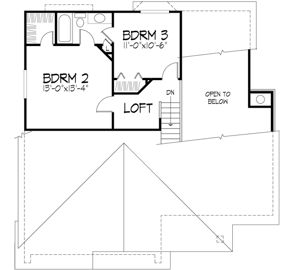 Upper/Second Floor Plan: 15-162