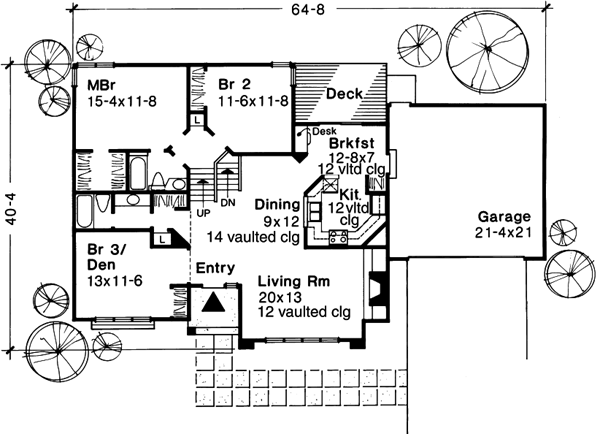 Main Floor Plan: 15-163