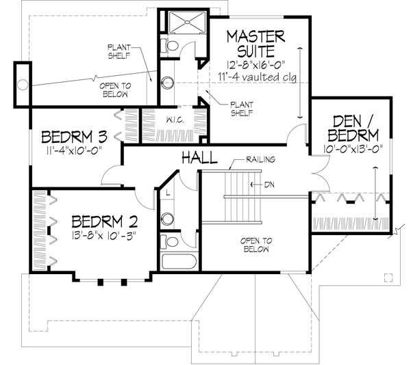 Upper/Second Floor Plan: 15-167