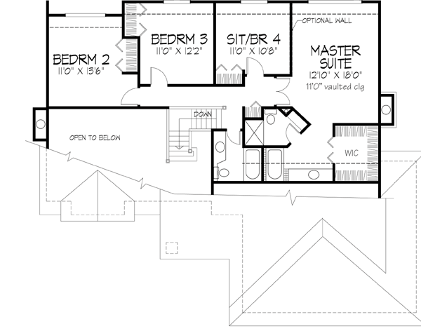 Upper/Second Floor Plan: 15-169