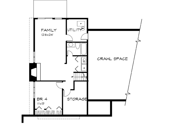 Lower Floor Plan: 15-170