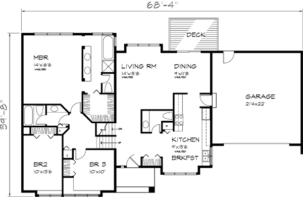 Main Floor Plan: 15-170