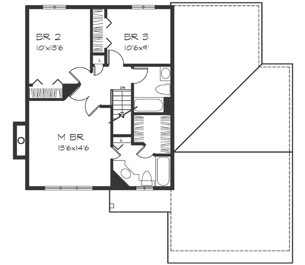 Upper/Second Floor Plan: 15-171