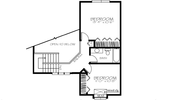 Upper/Second Floor Plan: 15-174