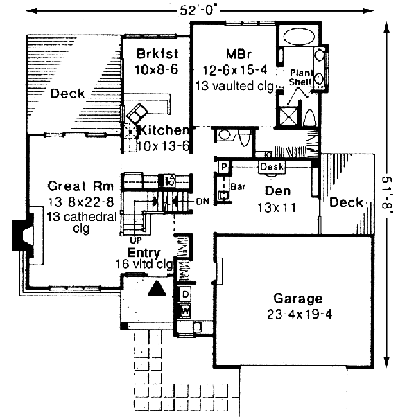 Main Floor Plan: 15-176