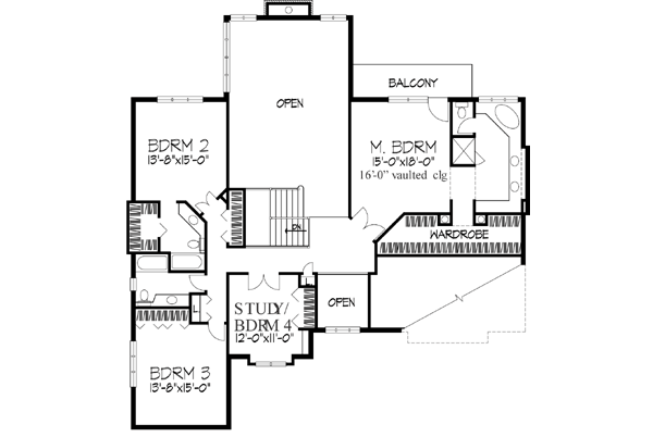 Upper/Second Floor Plan: 15-179