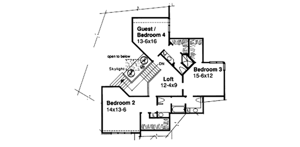 Upper/Second Floor Plan: 15-180