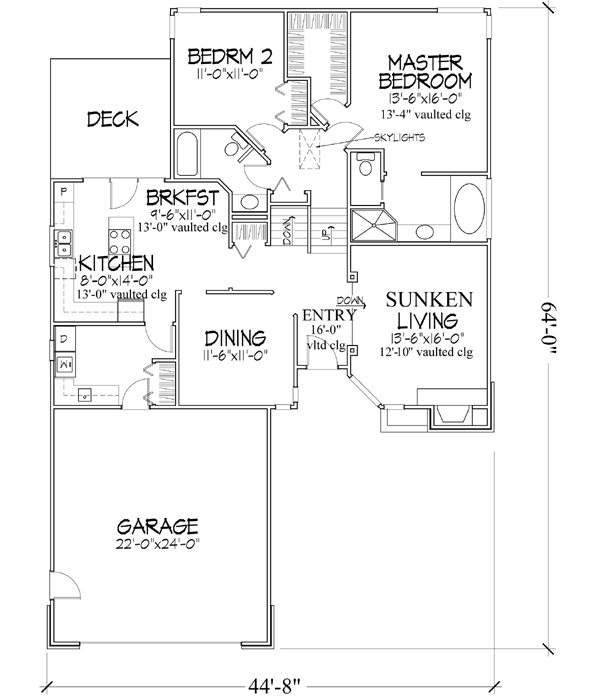 Main Floor Plan: 15-181