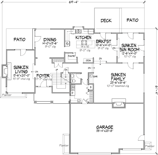 Main Floor Plan: 15-183