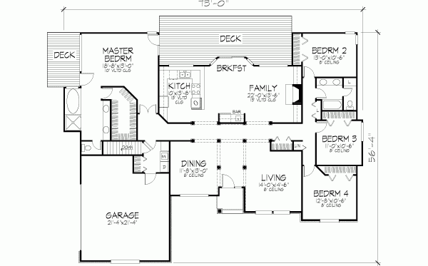 Main Floor Plan: 15-184